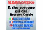 A che servono gli dei - Rossana Casale (karaoke, base musicale)