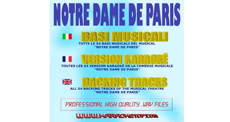 Notre Dame De Paris (karaoke, basi musicali)