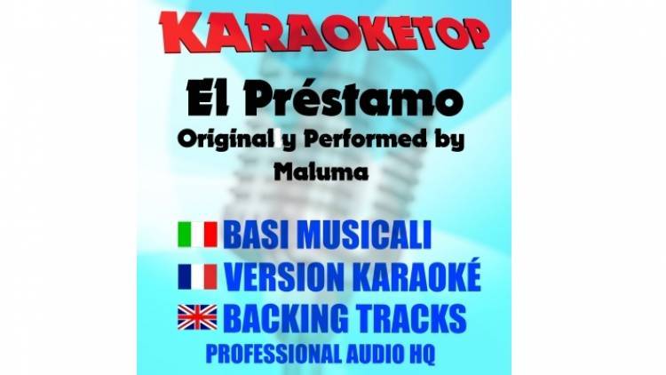 El Préstamo - Maluma (karaoke, base musicale)