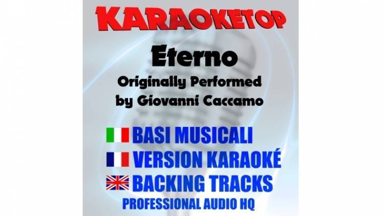 Eterno - Giovanni Caccamo (karaoke, backing track)