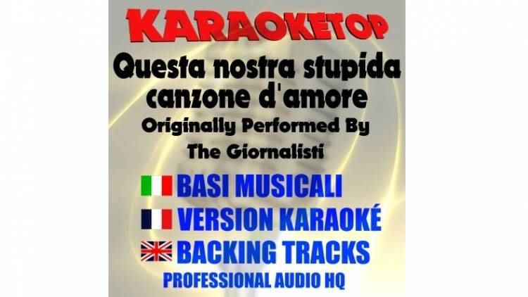 Questa nostra stupida canzone d'amore - The Giornalisti (karaoke, base musicale)