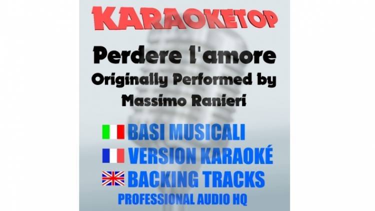 Perdere l'amore - Massimo Ranieri (karaoke, base musicale)