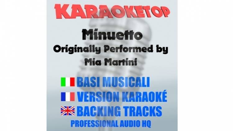 Minuetto - Mia Martini (karaoke, backing track)