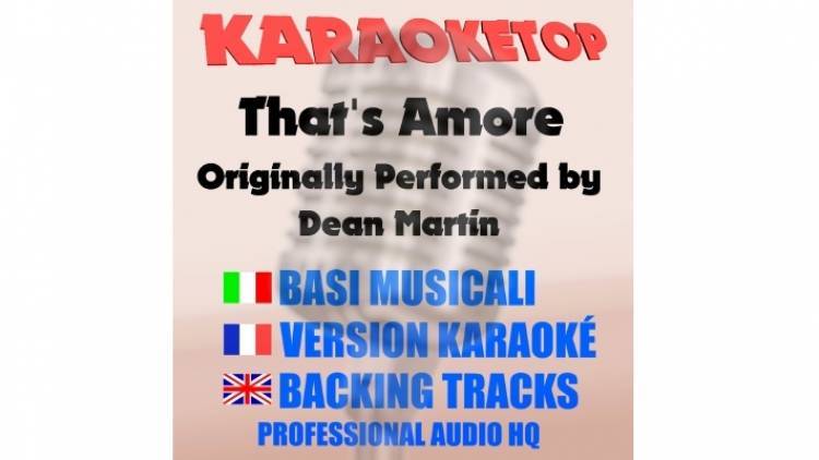 That's Amore - Dean Martin (karaoke, base musicale)