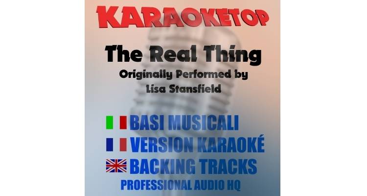 The Real Thing - Lisa Stansfield (karaoke, backing track)