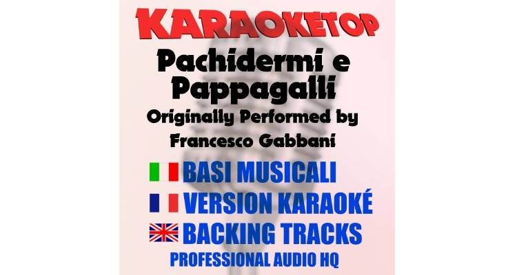 Pachidermi e Pappagalli - Francesco Gabbani (karaoke, base musicale)