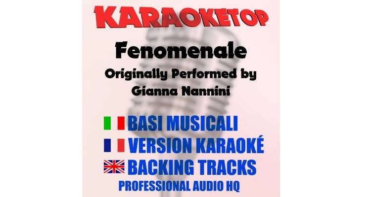 Fenomenale - Gianna Nannini (karaoke, backing track)