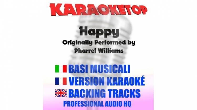 Happy - Pharrell Williams (karaoke, backing track)