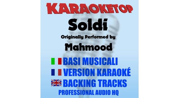 Soldi - Mahmood (karaoke, backing track)