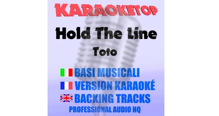 Hold the Line - Toto (karaoke, backing track)