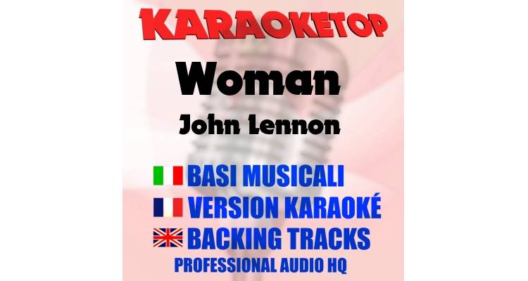 Woman - John Lennon (karaoke, backing track)