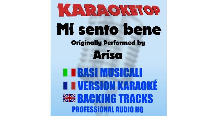 Mi sento bene - Arisa (karaoke, backing track)