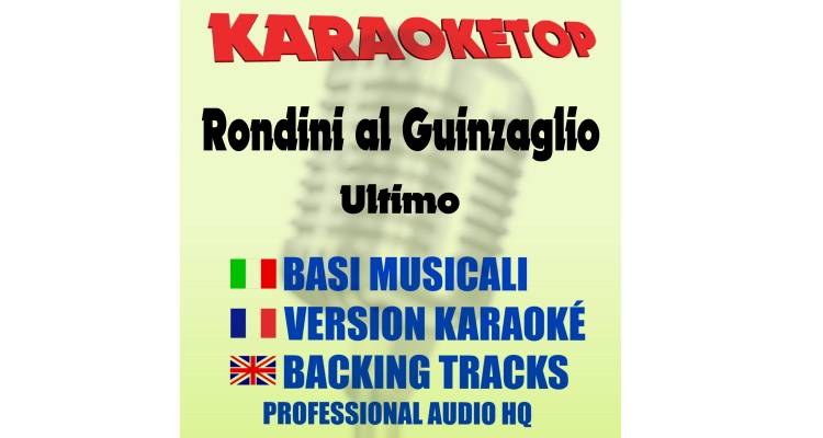 Rondini al Guinzaglio - Ultimo (karaoke, backing track)
