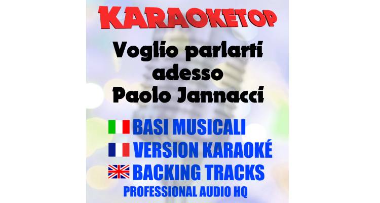 Voglio parlarti adesso - Paolo Jannacci (karaoke, base musicale)