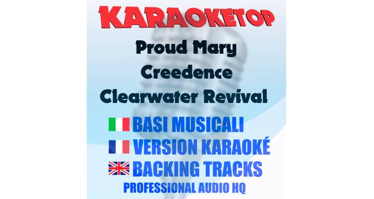 Proud Mary - Creedence Clearwater Revival (karaoke, backing track)