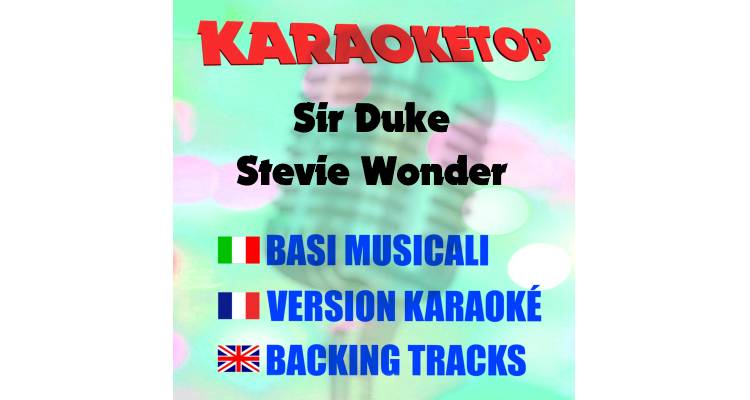 Sir Duke - Stevie Wonder (karaoke, base musicale)