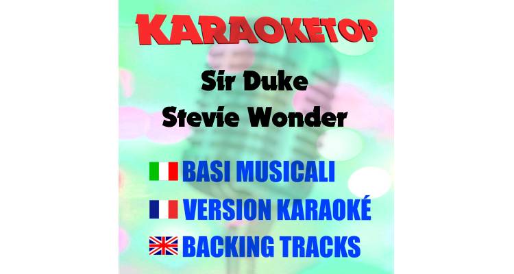 Sir Duke - Stevie Wonder (karaoke, backing track)