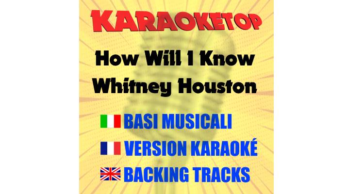 How Will I Know - Whitney Houston (karaoke, base musicale)