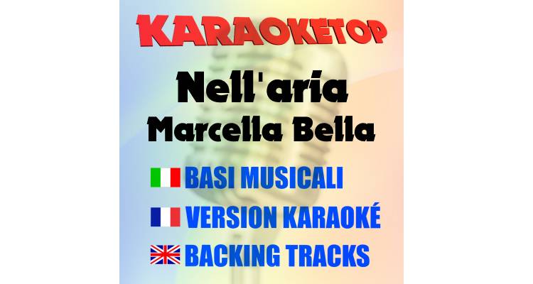 Nell'aria - Marcella Bella (karaoke, backing track)