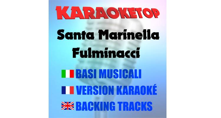 Santa Marinella - Fulminacci (karaoke, backing track)