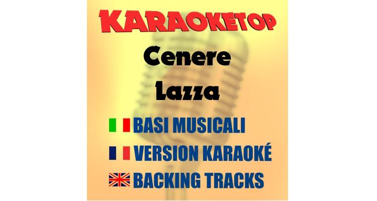 Cenere - Lazza (karaoke, base musicale) 