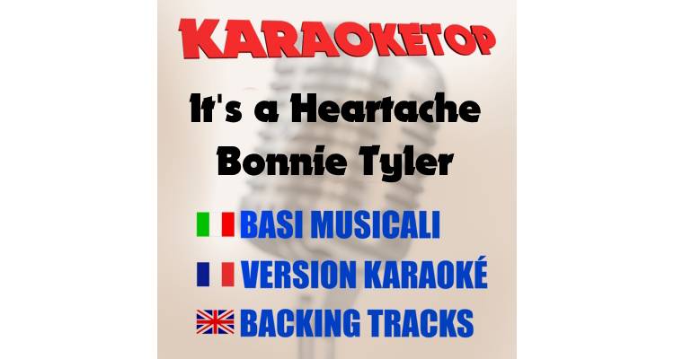 It's a Heartache - Bonnie Tyler (karaoke, backing track) 