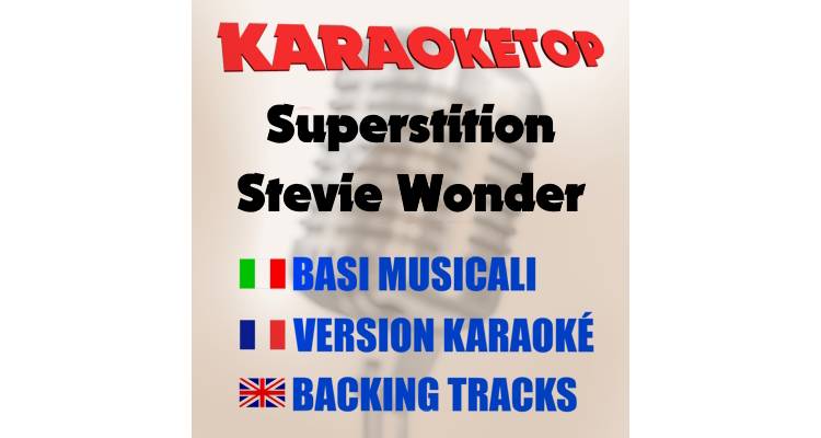 Superstition - Stevie Wonder (karaoke, backing track)