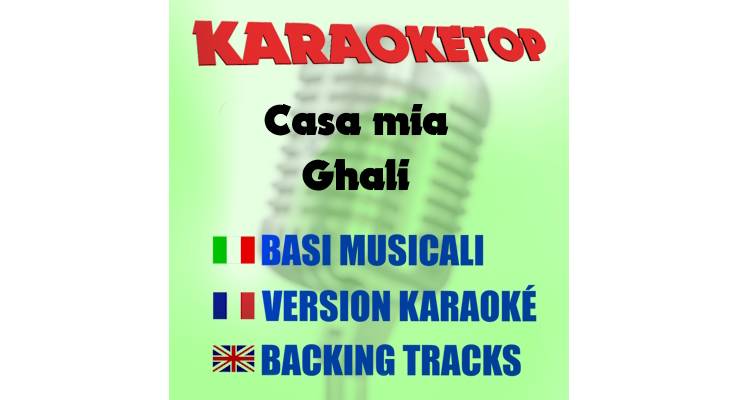Casa mia - Ghali (karaoke, base musicale) 